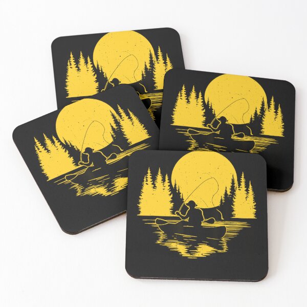 Item preview, Kayak Fishing Fly Fishing Outdoorsman Angler Nature designed and sold by StickChic.