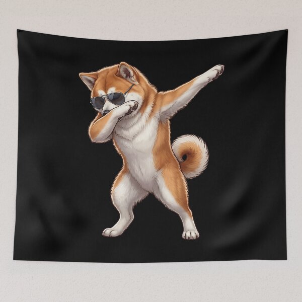 Item preview, Dabbing Akita Dog Mom Dad Lover designed and sold by TerryConnells.