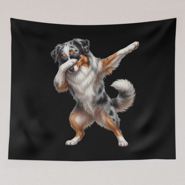 Item preview, Dabbing Australian Shepherd Dog Mom Dad Lover designed and sold by TerryConnells.