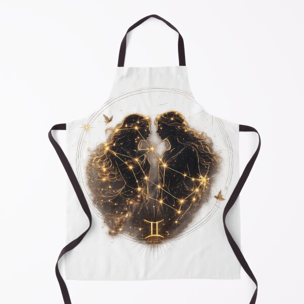 Item preview, Gemini Constellation Twins in a Starry Cosmic Sky designed and sold by RolMerch.