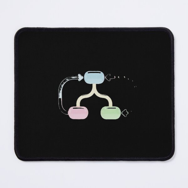 Item preview, Minimalist Gummy Nodes 3D Flowchart Soft-Logic Art designed and sold by FiveBlessings.
