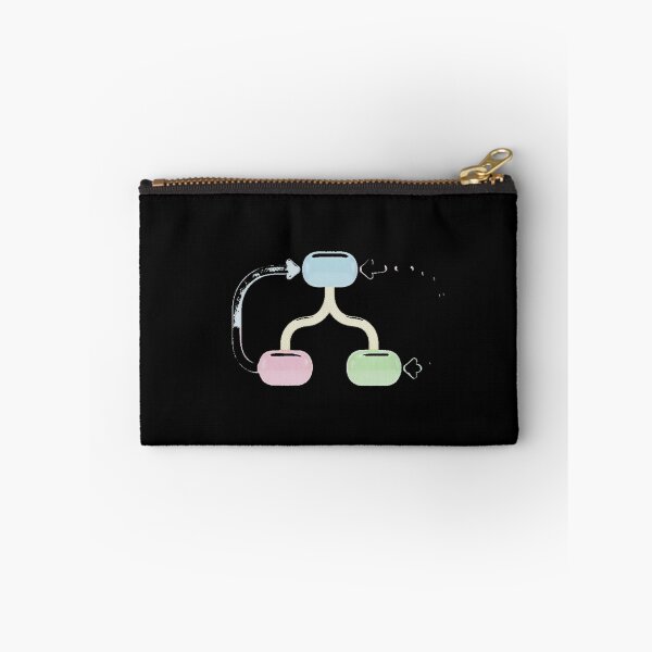 Item preview, Minimalist Gummy Nodes 3D Flowchart Soft-Logic Art designed and sold by FiveBlessings.