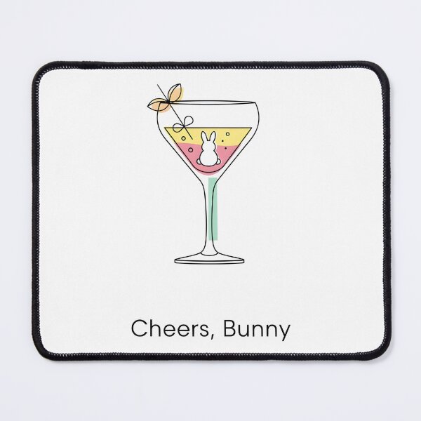 Item preview, easter cocktails Cheers, Bunny designed and sold by Uglyandcute.