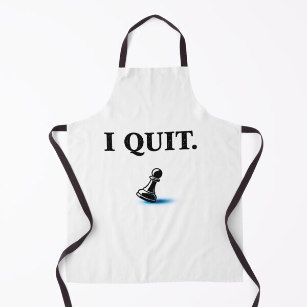 Item preview, I Quit Chess Pawn Minimalist Aesthetic Vintage Design designed and sold by VINTAGEPUNTEES.