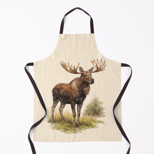 Item preview, A proud moose designed and sold by Ratatosk-AI.
