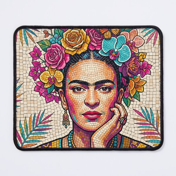 Item preview, Frida Kahlo Mosaic Resilience designed and sold by mark ashkenazi.