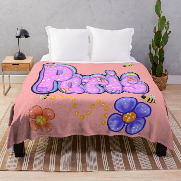 Item preview, Paris name vintage retro flowers with bees - Top 10 best personalized gifts personalised Graffiti name Paris designed and sold by Artonmytee.