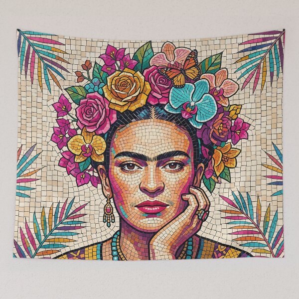 Item preview, Frida Kahlo Mosaic Resilience designed and sold by mark ashkenazi.