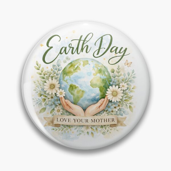 Item preview, Earth Day Shirt Love Your Mother, Eco Friendly Shirt, Nature Lover Gift, Botanical Earth Tee, Sustainability Shirt, Garden Lover Gift designed and sold by SJKGRAPHICS.