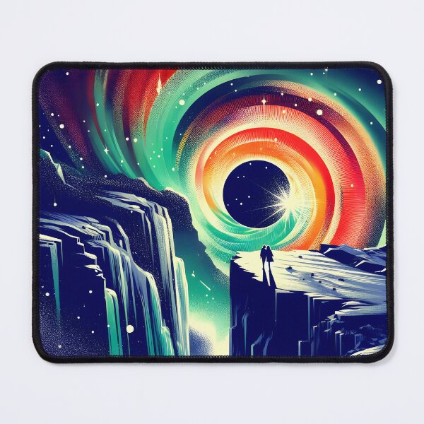 Item preview, Aurora Borealis and Eclipse, Ai Generated Art designed and sold by ACC .
