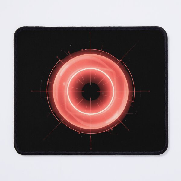 Item preview, Neon Coral Retro-Futurist 3D Jelly Button Art designed and sold by FiveBlessings.