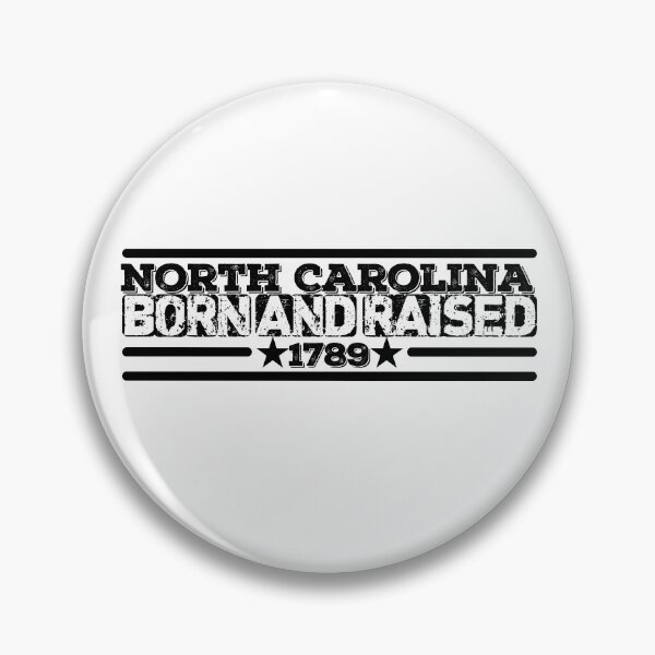 Item preview, North Carolina Born and Raised 1789 designed and sold by HB Shirts.