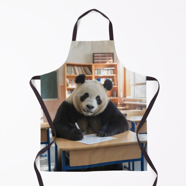 Item preview, Panda at school. designed and sold by MyHappyArtShop.