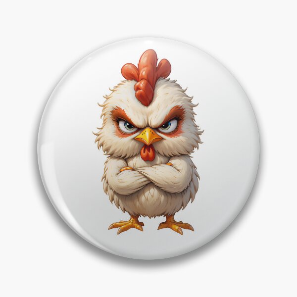 Item preview, Not Very Happy Today - Moody Chicken designed and sold by customgif.