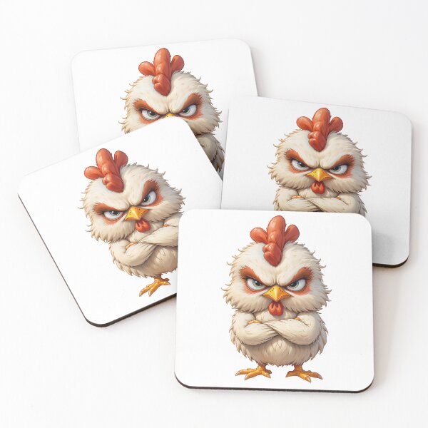 Item preview, Not Very Happy Today - Moody Chicken designed and sold by customgif.