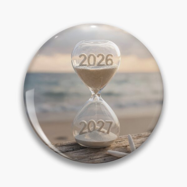 Item preview, New Year 2027 Sand Timer On Driftwood designed and sold by Maria Dryfhout.