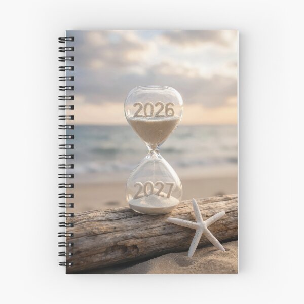 Item preview, New Year 2027 Sand Timer On Driftwood designed and sold by Maria Dryfhout.