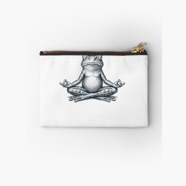 Item preview, Vintage Frog Yoga Lotus Meditation Lover designed and sold by DoodleTortle.