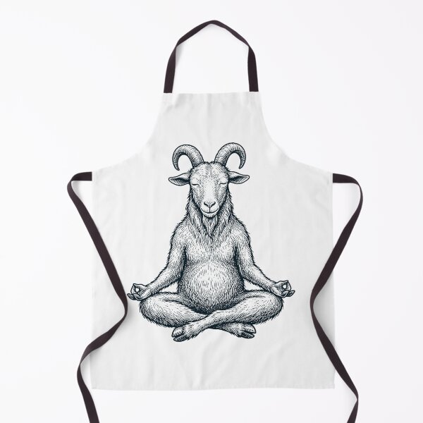 Item preview, Vintage Goat Yoga Lotus Meditation Lover Farmer designed and sold by DoodleTortle.