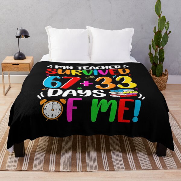 Item preview, My Teacher Survived 100 Days of School Funny Classroom designed and sold by gladysenglish.