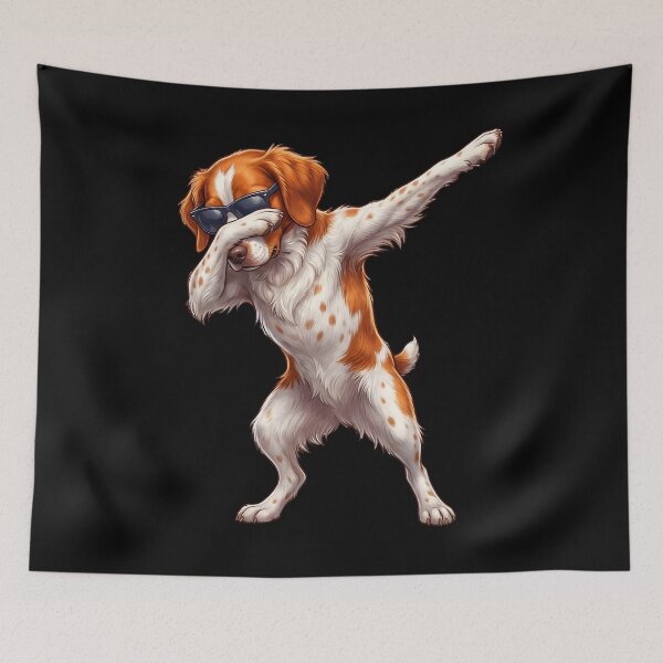 Item preview, Dabbing Brittany Dog Mom Dad Lover designed and sold by TerryConnells.