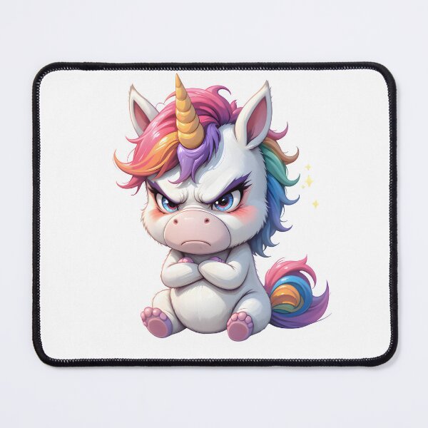 Item preview, Not Very Happy Today - Moody Unicorn designed and sold by customgif.