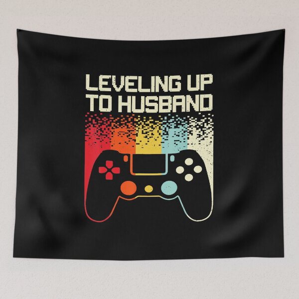 Item preview, Leveling Up to Husband Gamer Wedding Humor designed and sold by FGTV2021.
