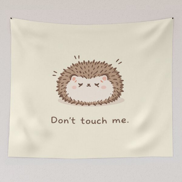 Item preview, Hedgehog Don't touch Me designed and sold by Planetporridge.