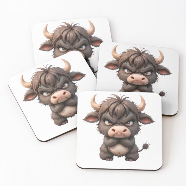 Item preview, Angry bull alert | Angry Bull Mood — Not Happy Today designed and sold by customgif.