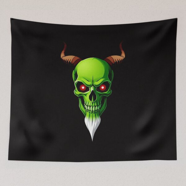 Item preview, Malachite Demon Skull designed and sold by GOODLOOKING10.