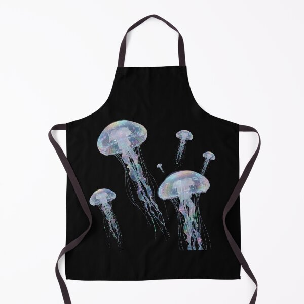 Item preview, Opalescent Luminous Jellyfish Coded Tech 3D Art designed and sold by FiveBlessings.