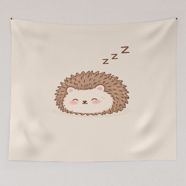 Item preview, Sleeping Hedgehog designed and sold by Planetporridge.