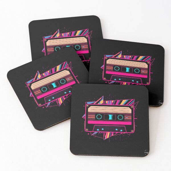 Item preview, Retro Vibes – Neon Cassette Tape 80s Aesthetic designed and sold by RizziesDesign.