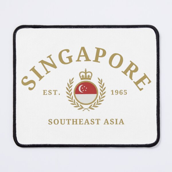 Item preview, Vintage Singapore Heritage Crest - Est. 1965 Southeast Asia designed and sold by Shopeon Designs.