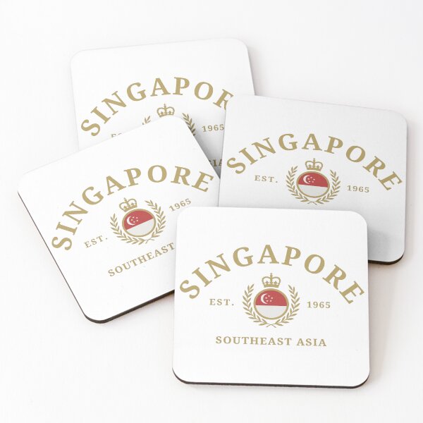 Item preview, Vintage Singapore Heritage Crest - Est. 1965 Southeast Asia designed and sold by Shopeon Designs.