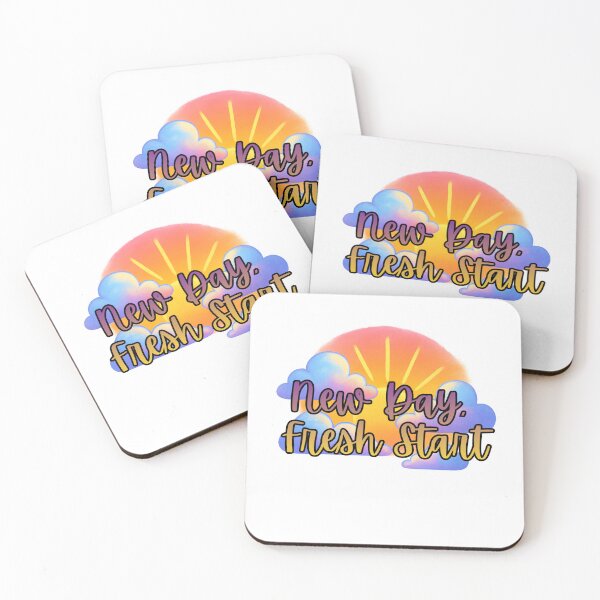 Item preview, New Day Fresh Start Motivational Sunrise Design designed and sold by LumereAndCoeur.