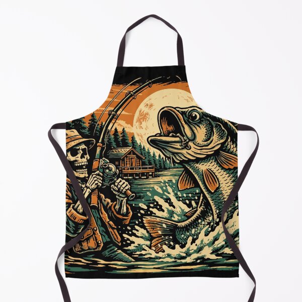 Item preview, Fishing Isn’t Just a Hobby, It’s Where I Find Myself – Vintage Skeleton Fishing Retro Graphic Tee designed and sold by Styliogellery.