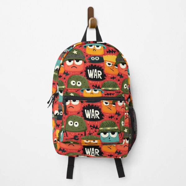 Item preview, Blocky Orange and Green Soldier Faces War Pattern designed and sold by Piotrek0001.