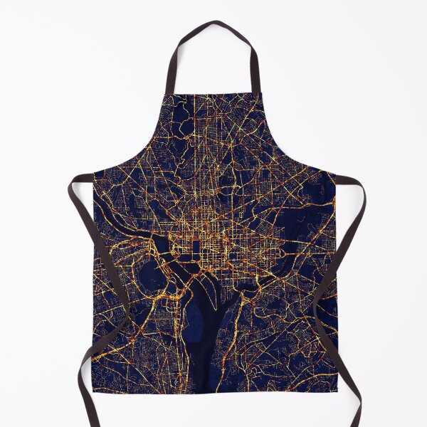 Item preview, Washington DC, USA Map - City At Night designed and sold by deMAP.
