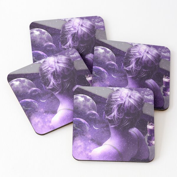 Item preview, Magical bath with planets. Purple designed and sold by mgro-art.