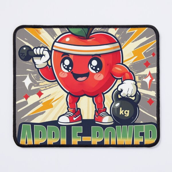 Item preview, Apple - Fitness quote designed and sold by GUNAPRIYAA.