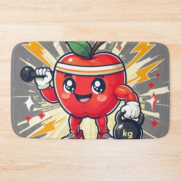 Item preview, Apple - Fitness quote designed and sold by GUNAPRIYAA.