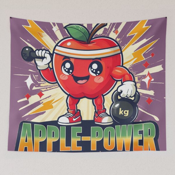 Item preview, Apple - Fitness quote designed and sold by GUNAPRIYAA.
