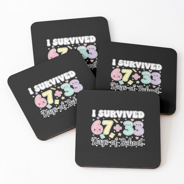 Item preview, I Survived 67+33 Days Of School Funny Student Milestone designed and sold by gladysenglish.