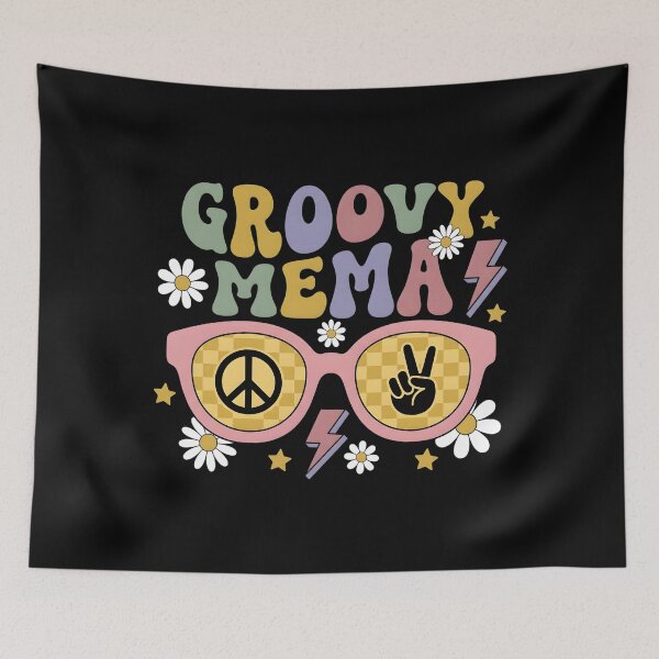 Item preview, Retro Groovy Mema Mother's Day Daisy Flower Mom Grandma designed and sold by OlakunleOloroz.
