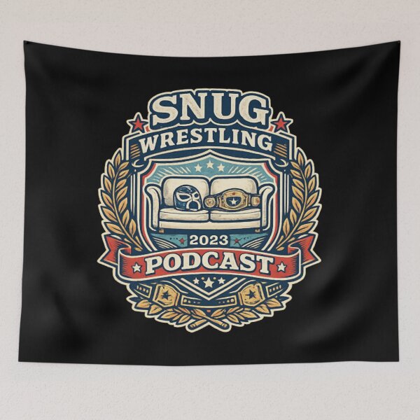 Item preview, Snug Wrestling Podcast “Crest Logo”  designed and sold by brocalamity.