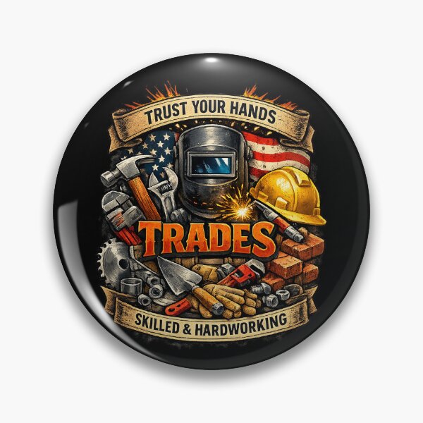Item preview, Trust Your Hands Trade Pride designed and sold by Black Anvil Art.