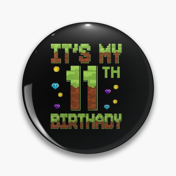 Item preview, It's My 11th Birthday Pixel Gamer Style designed and sold by FGTV2021.
