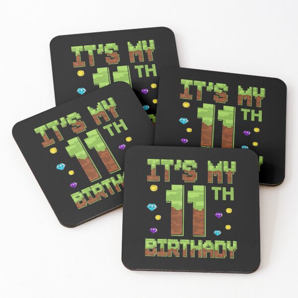 Item preview, It's My 11th Birthday Pixel Gamer Style designed and sold by FGTV2021.