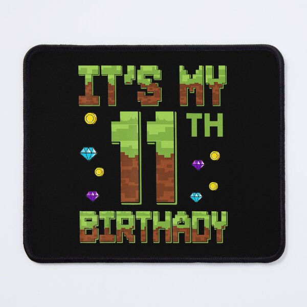 Item preview, It's My 11th Birthday Pixel Gamer Style designed and sold by FGTV2021.
